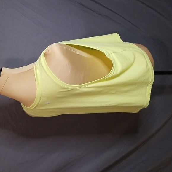 Zella Workout lime green/flourescent Racerback oversized Top Size Xlarge EUC 🎯 - Picture 5 of 11